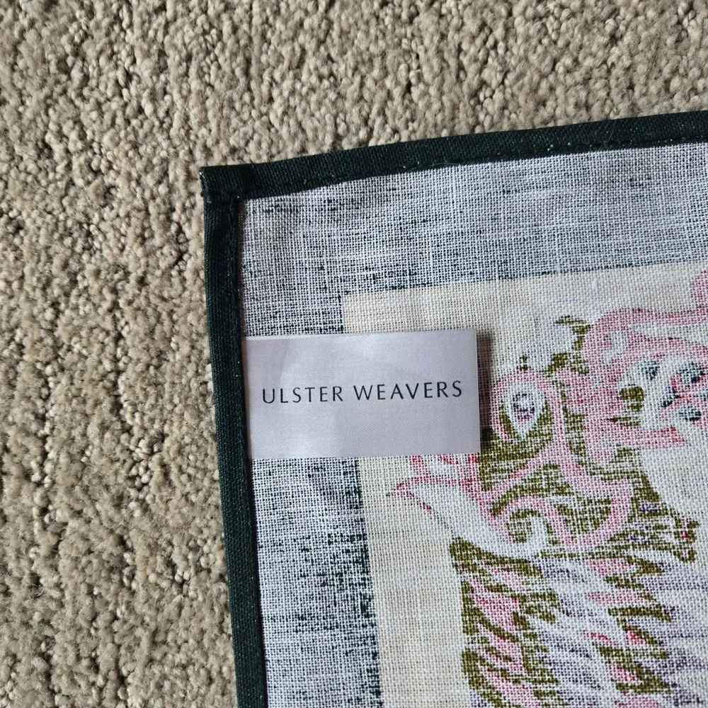 Ulster Weavers Celtic Book of Kells Linen Tea Towel Failte Irish Heritage New